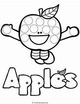Dot Apples Do sketch template