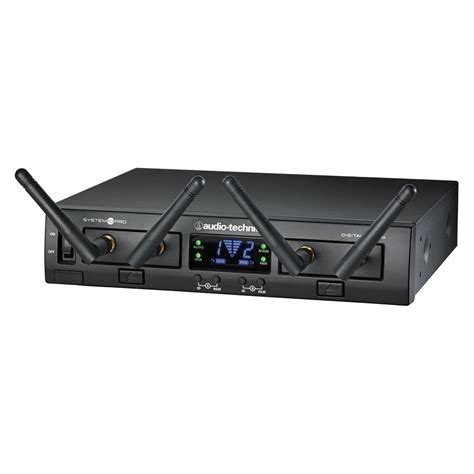 audio technica system  pro dual channel wireless receiver  gearmusic