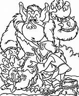 Ogre Coloring Pages Designlooter Cavin Gummy Fight Bear Help 91kb sketch template