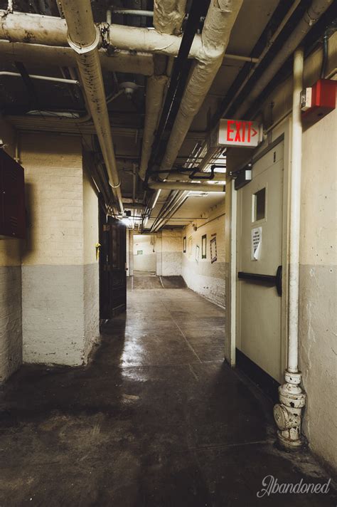 basement hallway abandoned