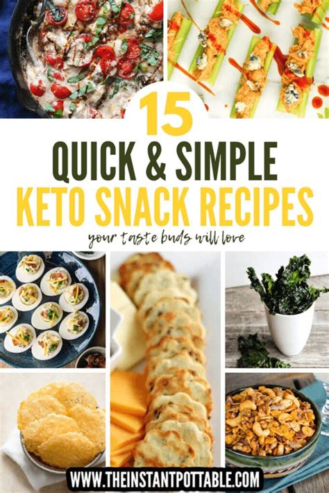 15 Quick And Easy Keto Snack Recipes The Instant Pot Table