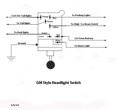 gm style universal headlight switch billet aluminum piston knob series retroelectrical