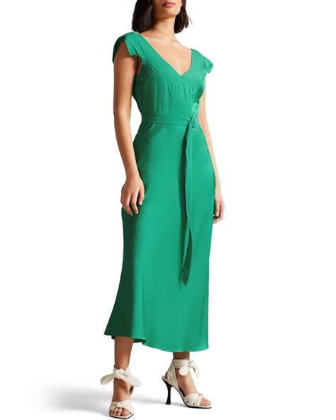 Noemi Mid Green Dresses Ted Baker Au