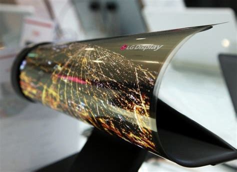 ces  hype begins    foldable lg tv screen