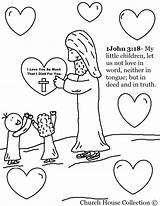 Church Coloring Pages Childrens Getcolorings Printable Color Sunday School sketch template