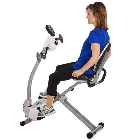 Stamina Recumbent Exercise Bike With Arm Cycle Total Body Bike