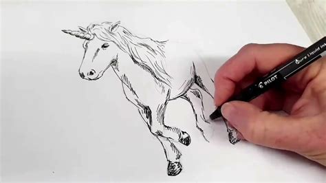 unicorn sketch youtube
