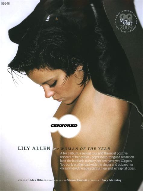 Lily Allen In Gq 6 Pics