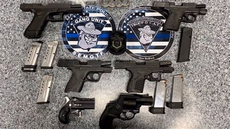 Suspected Outlaws Motorcycle Club Members Busted With Guns Drugs While