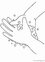 Washing Covid Hands Coloring Pages Xcolorings Noncommercial Individual Print Only Use sketch template