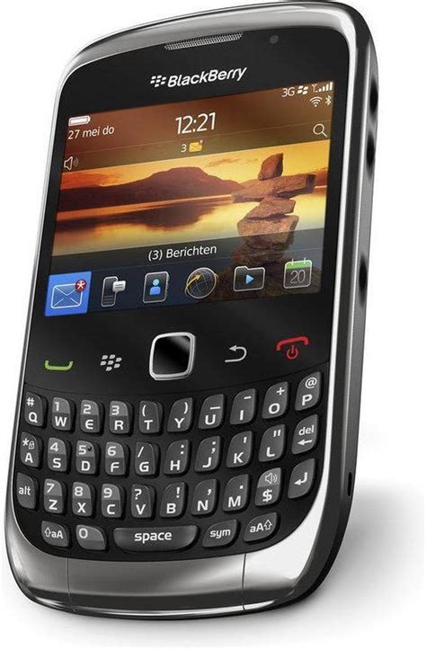 bolcom blackberry curve  zwart vodafone prepaid telefoon