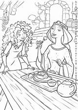 Merida Pages Coloring Getcolorings Princess sketch template