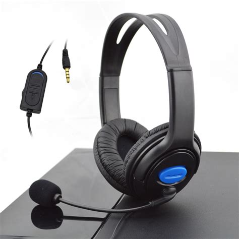 wired gaming earphone  sony playstation  headset headphones control  mic ebay