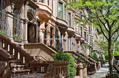 brownstone buildings manhattan photography of new york