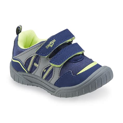 oshkosh toddler boys zula bluegray athletic shoe shoes baby kids shoes boys shoes