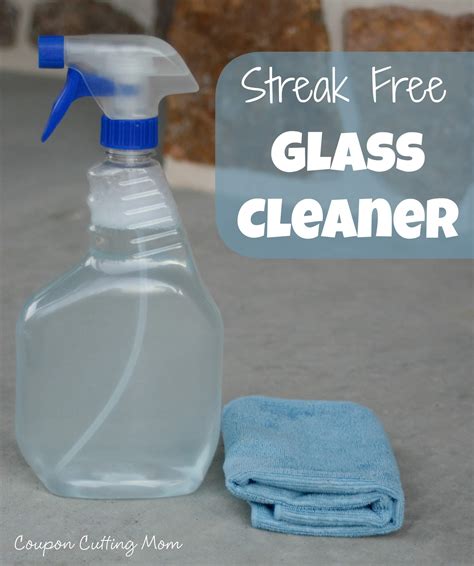 streak free glass cleaner recipe