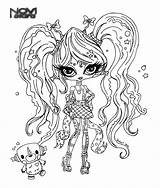 Novi Stars Monster High Star Coloring Pages Mae Jadedragonne Linearts Colouring Printable Choose Board sketch template