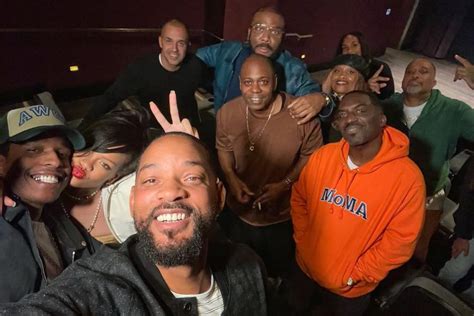 dave chappelle rihanna tyler perry join will smith for screening