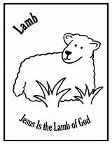 Coloring Lamb God Pages Jesus Printable Color Getcolorings Animal Baby Focus sketch template