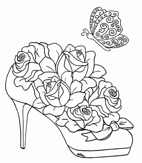 flower coloring pages advanced   flower coloring