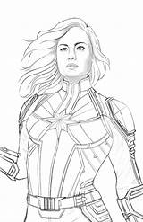 Marvel Captain Drawing Characters sketch template