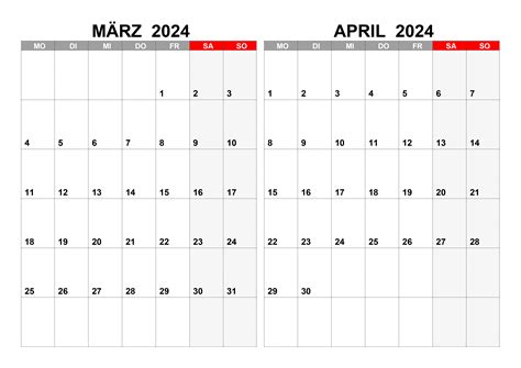 kalender fuer maerz april  kalendersu