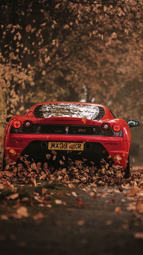 ferrari autumn iphone wallpaper super cars amazing cars  luxury