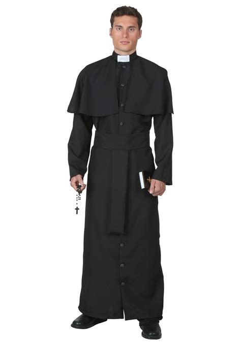 deluxe priest costume religious adult costumes exclusive