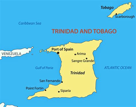 mapas imprimidos de trinidad  tobago  posibilidad de descargar
