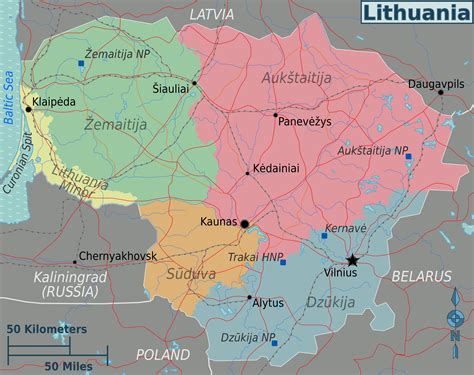 litauen karte auf litauen reisefuehrer lithuania travel lithuania alytus
