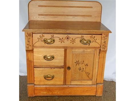 route  auctions antique dry sink cabinet