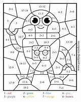 Color Robot Number Addition Coloring Math Subtraction Worksheet Sparkling Minds Pdf Print sketch template