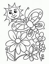 Coloring Pages Printable Spring Flower Popular sketch template