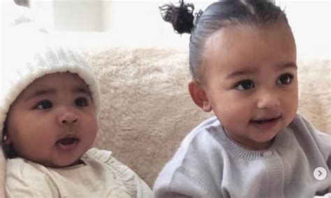 kim kardashian shares pictures of cousins true and chicago snuggling up together daily mail online