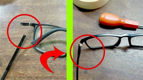 How I Fix My Broken Glasses Frame Youtube