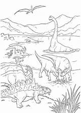 Dinosaurios Paisajes Pintar sketch template
