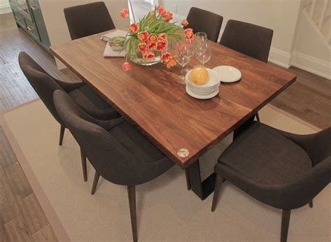 comptoirs de cuisine tables de salle  manger planches  decouper dining table walnut