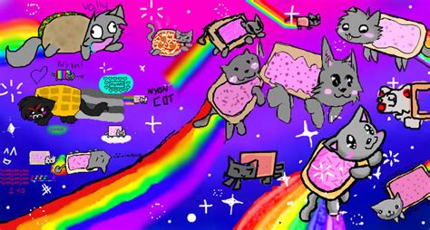 [image 193185] Nyan Cat Pop Tart Cat Know Your Meme