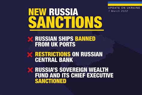 Uk Introduces New Sanctions Against Russia Including Ban On Ships And