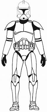 Clone Coloring Trooper Pages Printable Color Print Commander Phase Related Posts sketch template