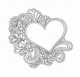 Doodle Coloring Heart Pages Simple Mandala Color Kids Doodles Bestcoloringpagesforkids Colouring Book Printable Books Sheets Forrása Cikk Visit Choose Board sketch template