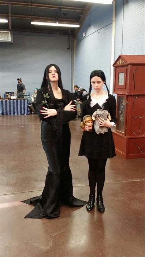 morticia and wednesday addams by ruiaya on deviantart