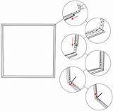 Tension Frame Tfs Mounted Easyfix Fabric Wall Assembly sketch template