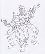 Mandalorian Commander Armor Coloring Pages Brothers Deviantart Wars Star Template Sketch Color Clone Republic Choose Board sketch template