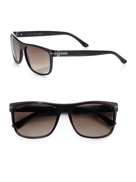 Gucci Classic Acetate Sunglasses In Black For Men Lyst