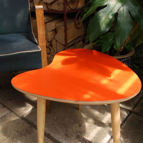 orange side table  judy clark notonthehighstreetcom