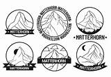 Matterhorn Vecteezy Ideen Vectorified sketch template
