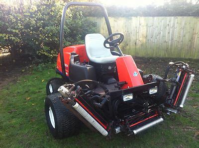 ransomes jacobsen lf  fairway  gang cylinder ride  tractor mower lawnmowers shop