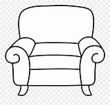 Sofa Coloring Armchair Cartoon Clipart Pinclipart Report sketch template