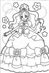 Precure Pages Coloring Template sketch template